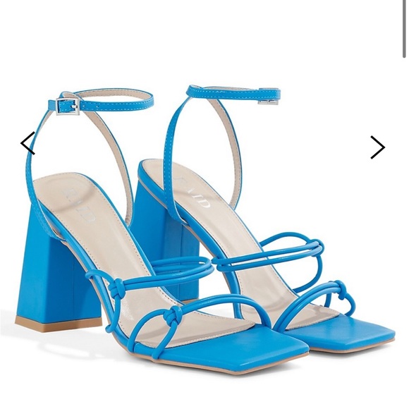 Raid Juliett Block Heel Sandals - Size 40 (fits like size US 8.5) Zara lookalike - Picture 2 of 9